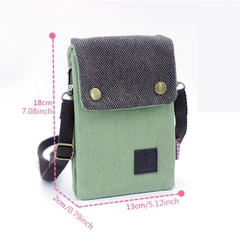 TÚI CANVAS ĐEO CHÉO 2 NGĂN VẼ TAY THỦ CÔNG