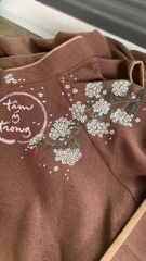 BỘ ÁO DÀI NẺO VỀ CỦA Ý - VẼ TAY THỦ CÔNG