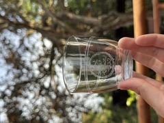 LY TRÀ THUỶ TINH KHẮC THƯ PHÁP