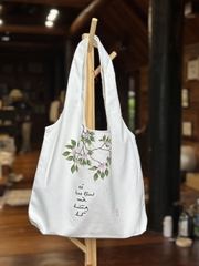 TÚI CANVAS MỎNG ĐEO VAI VẼ TAY