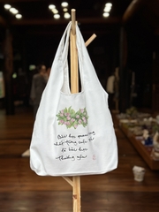 TÚI CANVAS MỎNG ĐEO VAI VẼ TAY