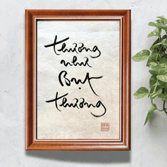 Thư Pháp gốc Tiếng Việt 30x40