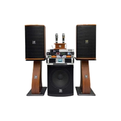 Bộ Dàn Karaoke EV ACOUSTIC P12S Cao Cấp – Loa Full Bass 30 Phủ Piano + Sub 40, Combo Đầy Đủ Đẩy 3 Kênh, Vang, Micro