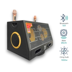 Loa EV-625 | 2 Bass 25Cm | Công Suất 1000W | Sơn Sần Sân Khấu | 6 Đường Loa 3 Đường Tiếng