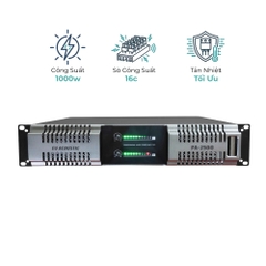 Cục Đẩy Công Suất EV Acoustic PA-2500 - 1000W, Khuếch Đại Mạnh Mẽ