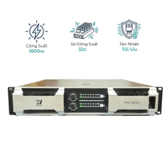 Cục Đẩy Công Suất EV Acoustic PA-500 - 1800W, 32 Sò Cao Cấp