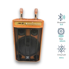 EV Acoustic | EV-418 | Loa Xách Tay Karaoke | Bass 40Cm | Công Suất 600W