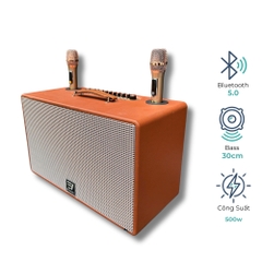 Loa Xách Tay Karaoke Ev-730 | Bass 30 Gân Xếp | Công Suất 500W