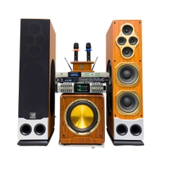 Bộ Dàn Âm Thanh Karaoke EV ACOUSTIC G930 – Combo 5 Thiết Bị Full (Loa Cây, Cục Đẩy, Vang Số, Micro), Âm Thanh Chuẩn Gia Đình