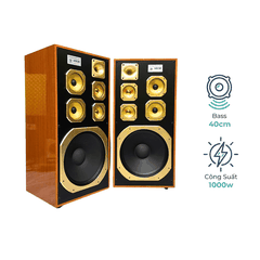 Loa Lửng EV ACOUSTIC H938 Bass 40cm – Âm Thanh Ngọt Ngào Nghe Nhạc Vàng, Bolero, Thùng Gỗ Sơn Piano Cao Cấp