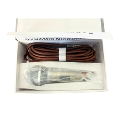 Micro Có Dây Tomahawk Nhật Bản | Jack 6.5mm | Dây Dài 5m | Vỏ Kim Loại Nguyên Khối | Micro Karaoke Hát Hay Chống Hú