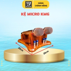 Kệ Micro Gỗ Vân Gỗ EV Acoustic | Giá Đỡ Micro Không Dây Karaoke | Phụ Kiện Dàn Âm Thanh Gia Đình Bền Đẹp