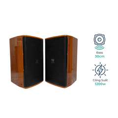 Loa Full EV ACOUSTIC P12S Bass 30cm – Công Suất 1200W, Thùng Gỗ Sơn Piano Cao Cấp, Âm Thanh Chuyên Nghiệp