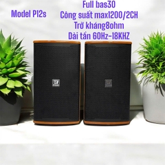 Loa Full EV ACOUSTIC P12S Bass 30cm – Công Suất 1200W, Thùng Gỗ Sơn Piano Cao Cấp, Âm Thanh Chuyên Nghiệp
