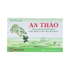 Thuốc An Thảo Nam Dược hỗ trợ điều trị hôi miệng, loét miệng (5 vỉ x 10 viên)
