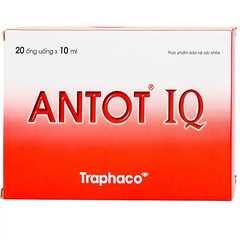 Dung dịch Antot IQ Traphaco hỗ trợ sự phát triển não bộ, giúp trẻ ăn ngon miệng (20 ống x 10ml)