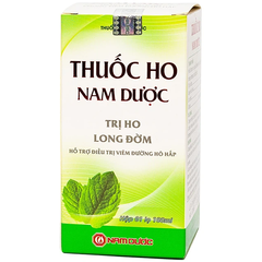 Siro ho Nam Dược điều trị ho, long đờm (100ml)