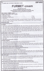 Thuốc bôi Furmet Cream Medisun hỗ trợ điều trị nhiễm trùng da (10g)