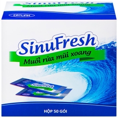 Muối rửa mũi xoang SinuFresh làm sạch dịch nhầy (50 gói)
