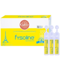 Dung dịch nước muối Fysoline 5ml không chất bảo quản kháng khuẩn (20 ống)