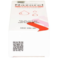 Dầu gội trị gàu Nazorel 50ml hỗ trợ điều trị mẩn ngứa da đầu do gàu và nấm, viêm da