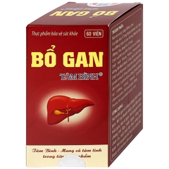 Viên uống Bổ gan Tâm Bình tăng cường chức năng gan, thanh nhiệt, giải độc (60 viên)