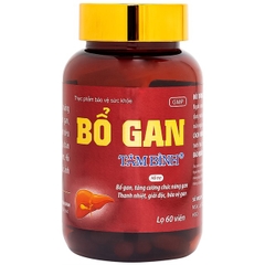 Viên uống Bổ gan Tâm Bình tăng cường chức năng gan, thanh nhiệt, giải độc (60 viên)