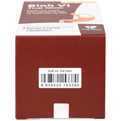 Viên uống Bình Vị Thái Minh hỗ trợ giảm acid dịch vị, giúp bảo vệ niêm mạc dạ dày (80 viên)