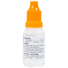 Thuốc nhỏ mắt, mũi Natri Clorid 0,9% Traphaco giảm nghẹt mũi, chảy mũi, viêm mũi dị ứng (10ml)