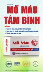 Viên uống Mỡ Máu Tâm Bình hỗ trợ giảm mỡ máu, giảm mỡ gan (5 vỉ x 12 viên)