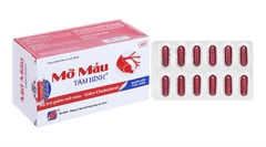 Viên uống Mỡ Máu Tâm Bình hỗ trợ giảm mỡ máu, giảm mỡ gan (5 vỉ x 12 viên)