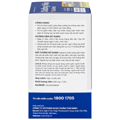 Viên uống Dưỡng Não Thái Minh hỗ trợ hoạt huyết, tăng cường lưu thông máu não (80 viên)