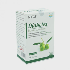 Thực phẩm bảo vệ sức khỏe NUCOS DIABETES hỗ trợ hạ đường huyết, giảm mỡ máu (Hộp 30 viên)
