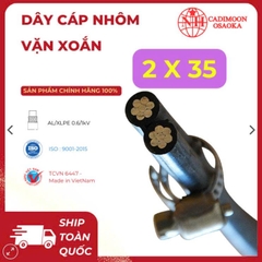 Cáp Nhôm Vặn Xoắn ABC 2x35mm² – Cách Điện XLPE – 0.6kV – TCVN 6447