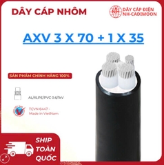 Dây Cáp Nhôm AXV 3×70 + 1×35 – Tải Lớn, Ổn Định, Giá Cạnh Tranh