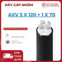 Dây Cáp Nhôm AXV 3×120 + 1×70 – Truyền Tải Xa, Trung Tính Mạnh, Giá Hợp Lý