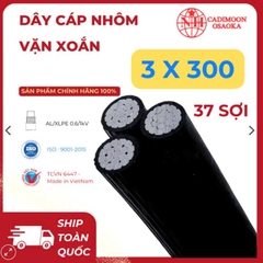 Cáp Nhôm Vặn Xoắn ABC 3x300mm² – Cách Điện XLPE – 0.6kV – TCVN 6447