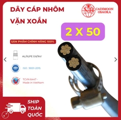 Cáp Nhôm Vặn Xoắn ABC 2x50mm² – Cách Điện XLPE – 0.6kV – TCVN 6447