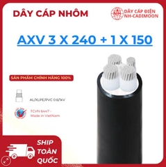 Dây Cáp Nhôm AXV 3×240 + 1×150 – Công Suất Cực Lớn, Giá Hợp Lý
