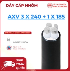 Dây Cáp Nhôm AXV 3×240 + 1×185 – Cân Bằng Tối Đa, Công Suất Siêu Tải