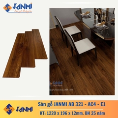 Sàn gỗ Janmi AB321 nhập khẩu 12mm
