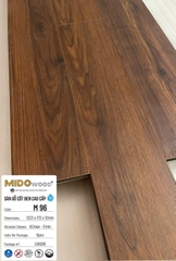 Sàn gỗ Mido Wood M96 cốt đen lát thẳng 12mm