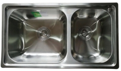 Chậu rửa bát đôi JOMOO P06108-7Z1-2 Inox SUS304