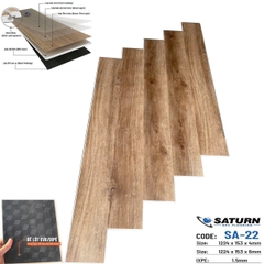Sàn nhựa SPC Saturn SA-22 7,5mm cả đế IXPE