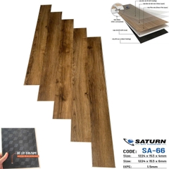 Sàn nhựa SPC Saturn SA-66 7,5mm cả đế IXPE