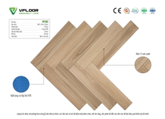 Sàn nhựa Vfloor xương cá VF503 6,5mm