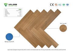 Sàn nhựa Vfloor xương cá VF507 6,5mm