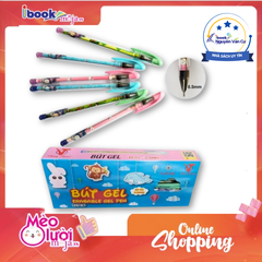 Bút Gel Xoá Được G STAR ER-02 0.5mm – Hộp 12 Cây, Mực Tím, Nét Chữ Thanh Mảnh