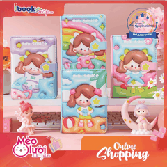 Sổ Tay Học Sinh Depai Bìa Da Hoạt Hình 3D – Sổ Nhật Ký, Planner Cute Dành Cho Bé (Ngẫu Nhiên)