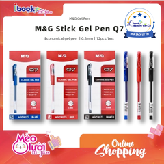 Bút Gel M&G AGP30173 0.5mm Màu Xanh/Đỏ/Đen – Bút Nước Viết Êm Không Lem